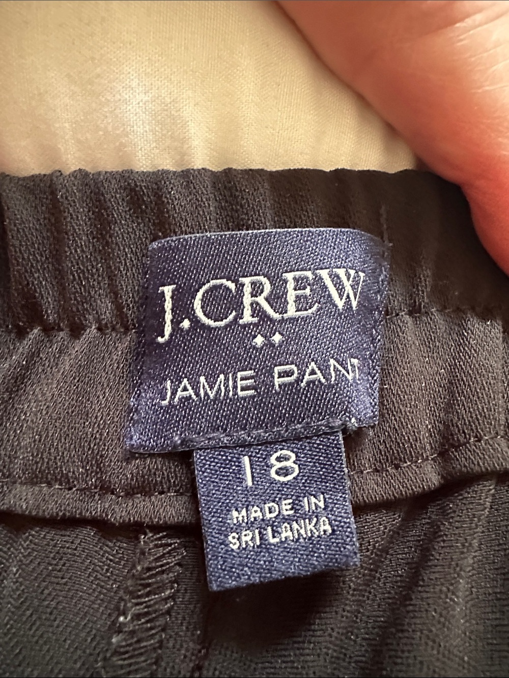 J.Crew Jamie Pant in Black(B) - Picture 2 of 9